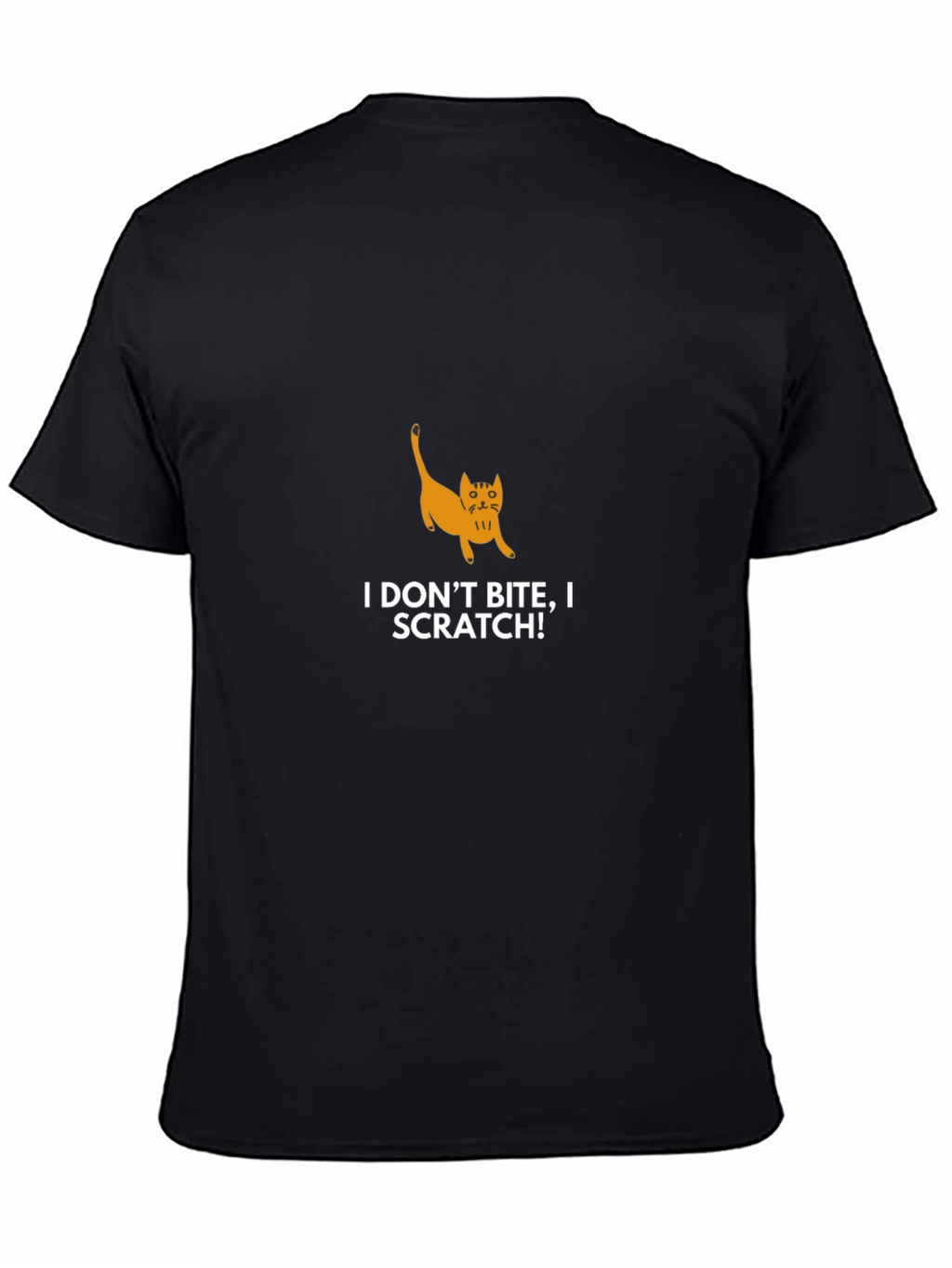 Cat Scratch T-Shirt - Funny Graphic Tee