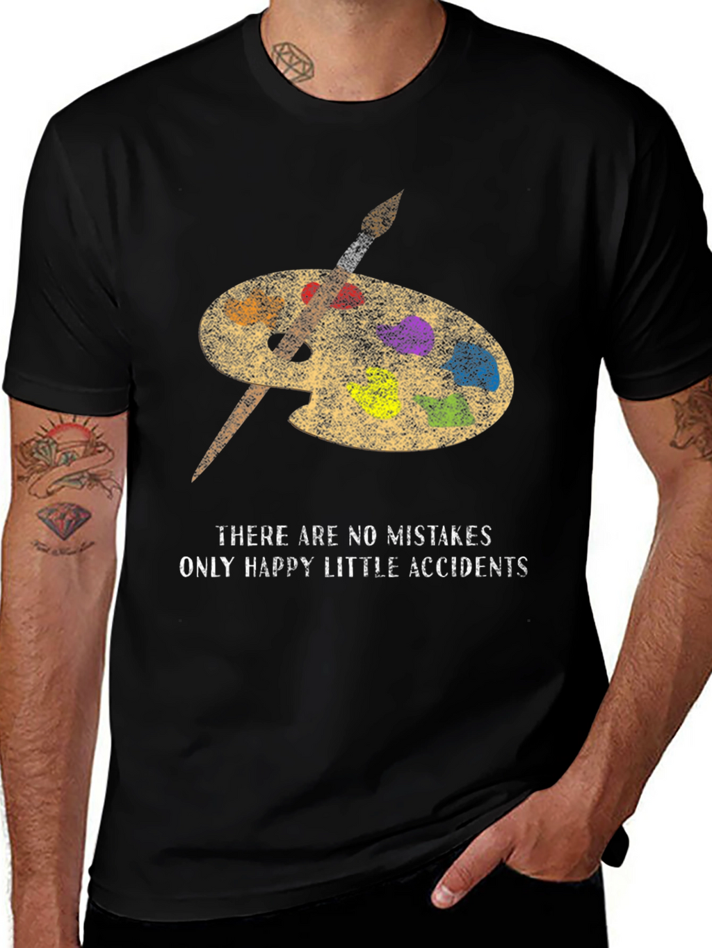 Painters Palette T-Shirt - Happy Accidents