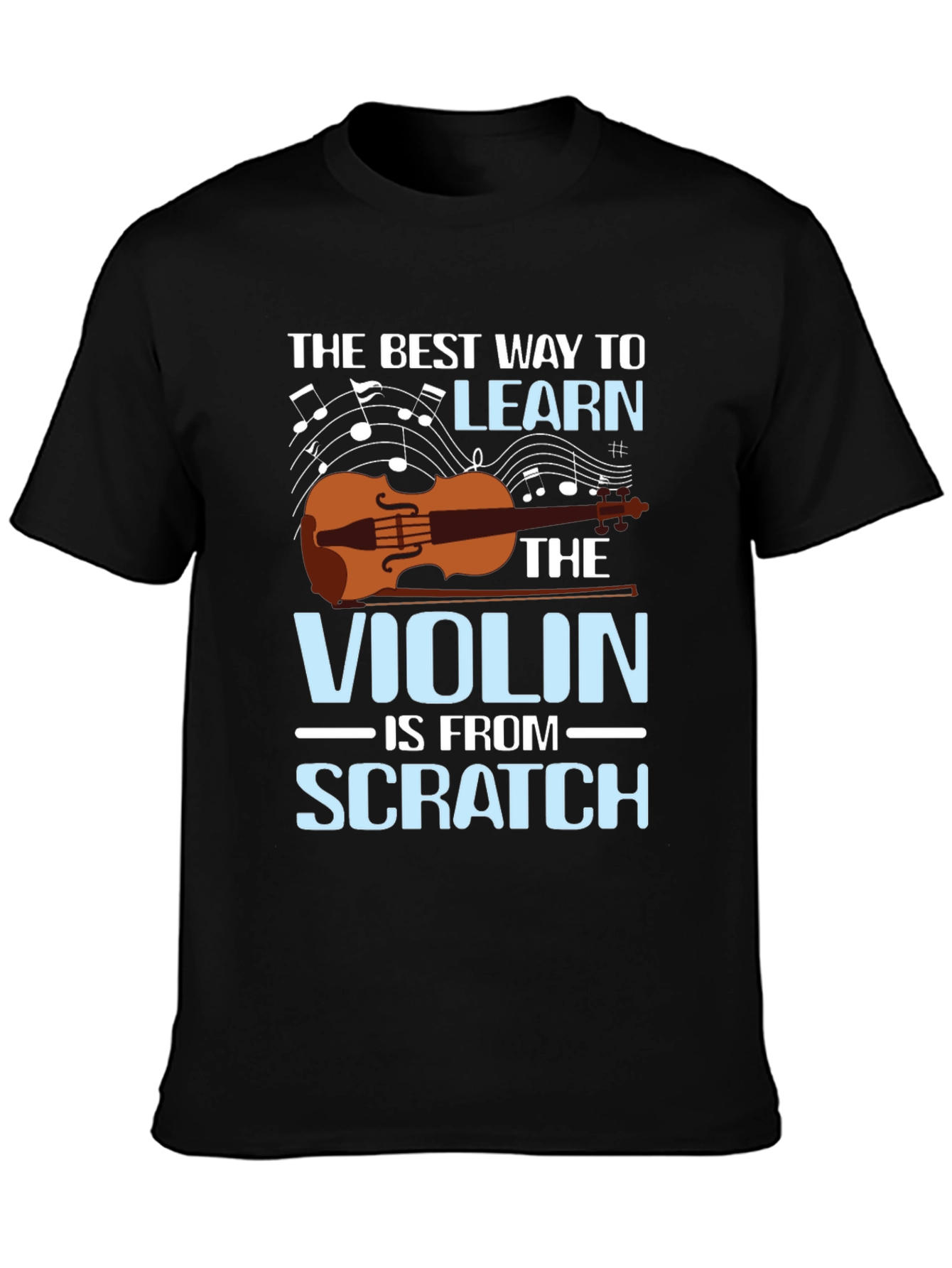 Violin Learning T-Shirt: Music Teacher Tee