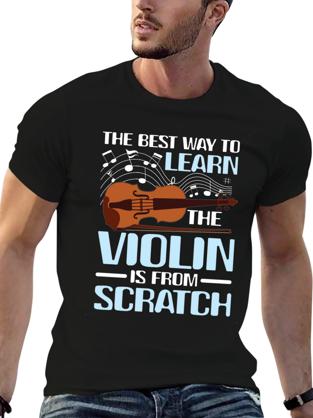 Violin Learning T-Shirt: Music Teacher Tee