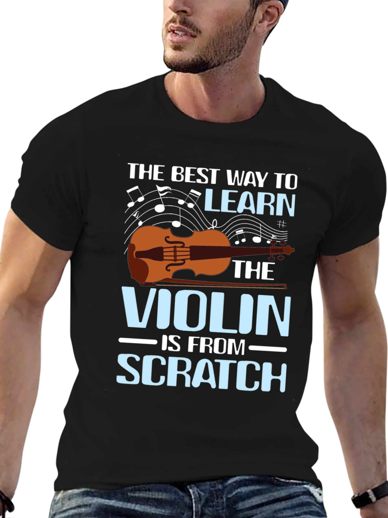 Violin Learning T-Shirt: Music Teacher Tee