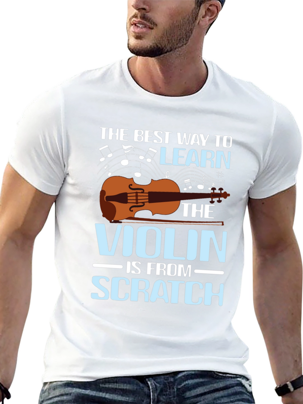 Violin Learning T-Shirt: Music Teacher Tee