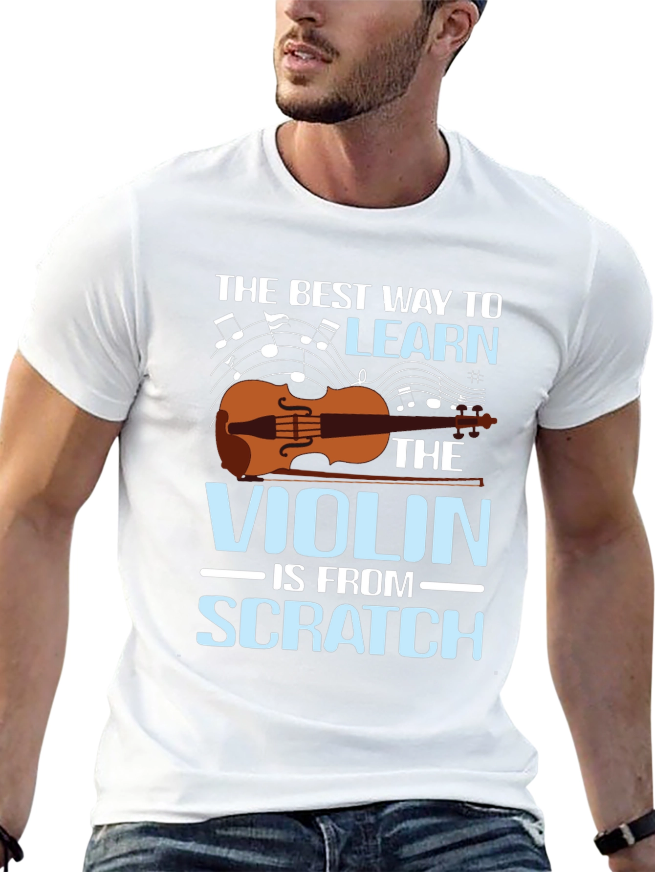 Violin Learning T-Shirt: Music Teacher Tee