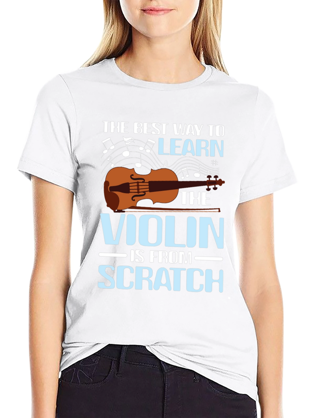 Violin Learning T-Shirt: Music Teacher Tee
