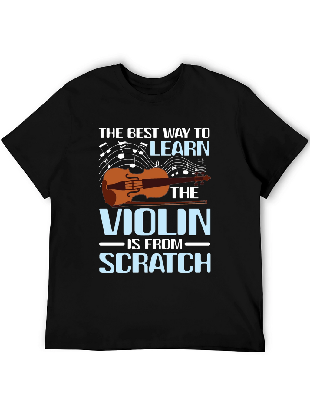 Violin Learning T-Shirt: Music Teacher Tee