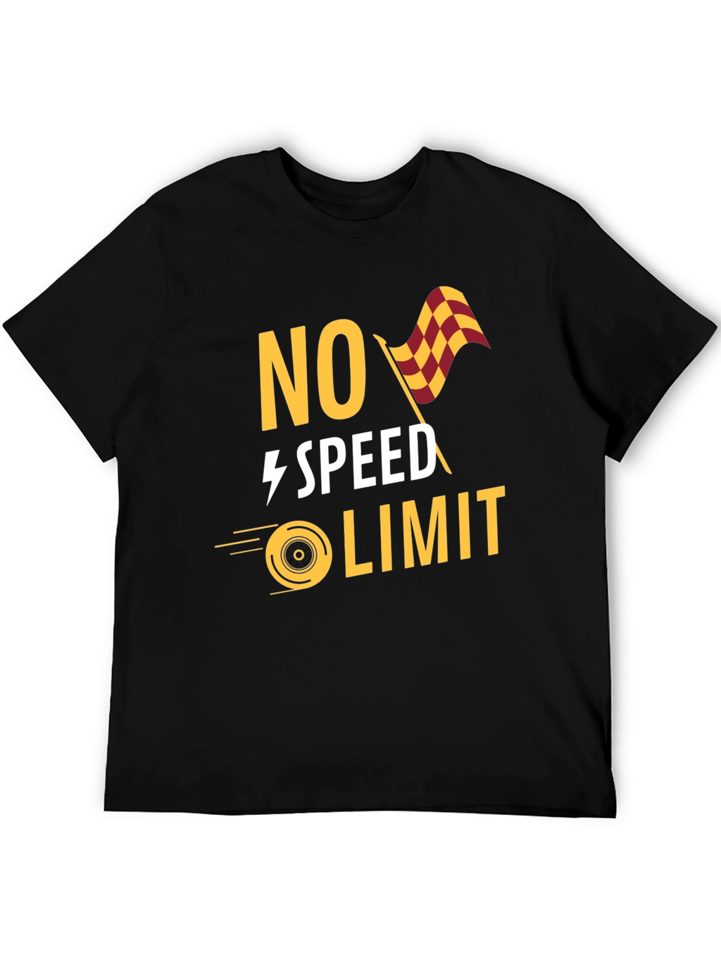 No Speed Limit Graphic Tee - Racing Style