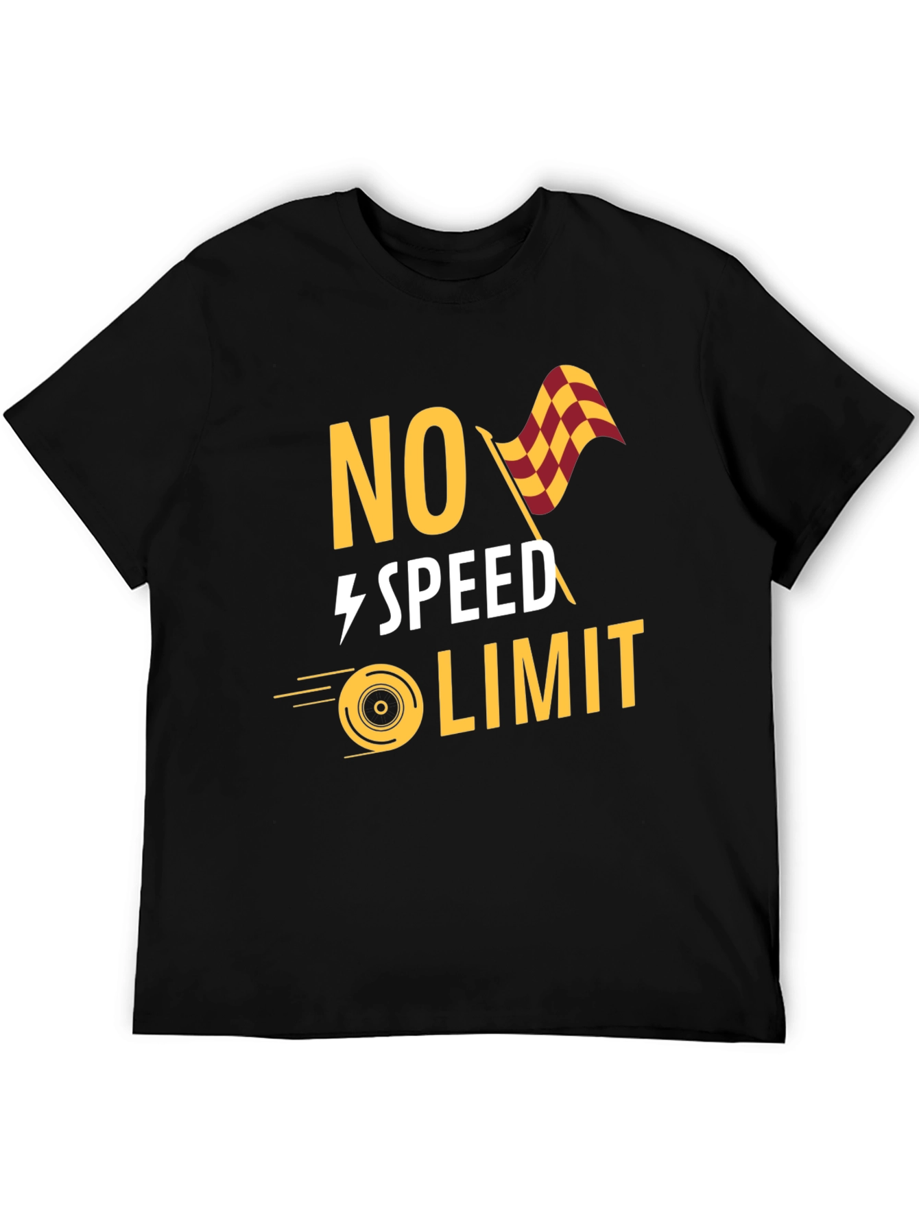 No Speed Limit Graphic Tee - Racing Style