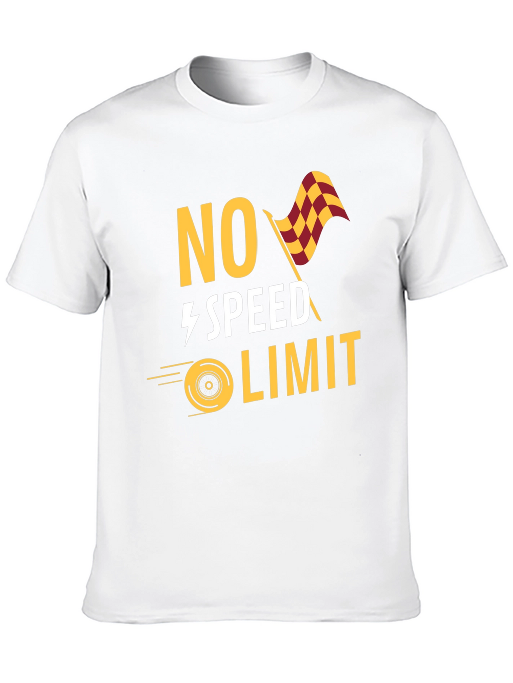 No Speed Limit Graphic Tee - Racing Style