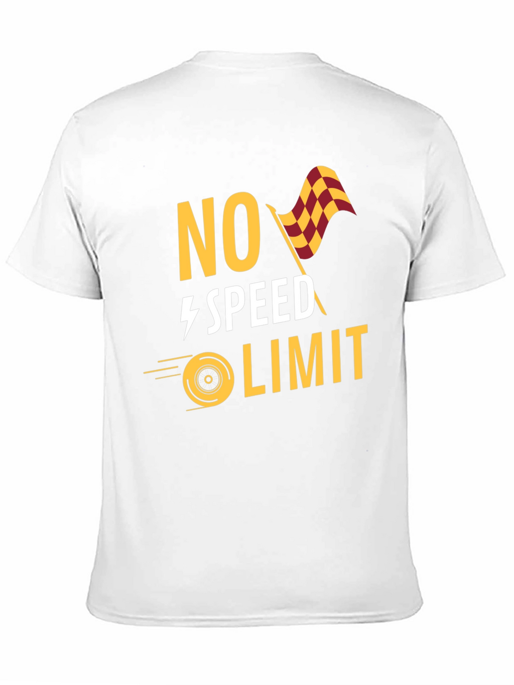 No Speed Limit Graphic Tee - Racing Style