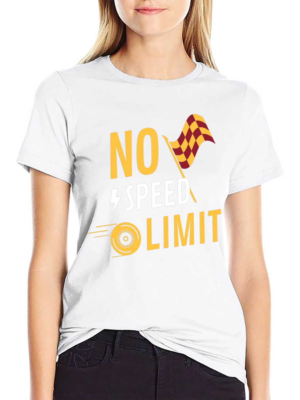 No Speed Limit Graphic Tee - Racing Style