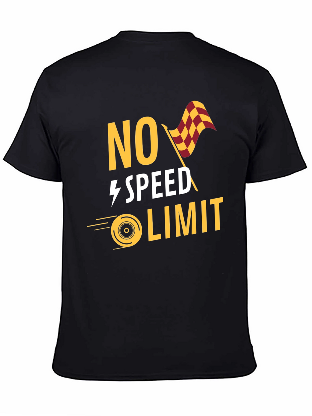 No Speed Limit Graphic Tee - Racing Style