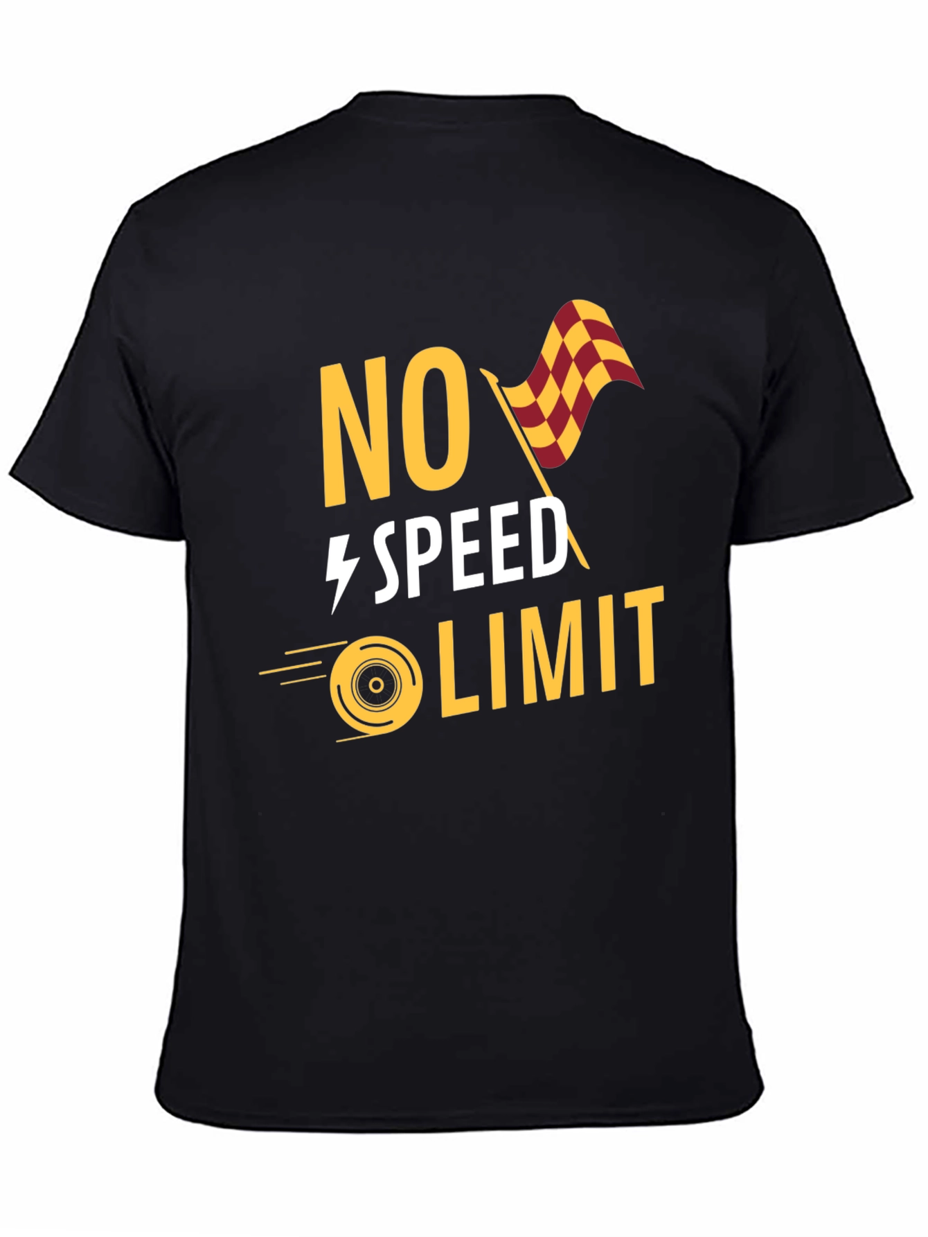 No Speed Limit Graphic Tee - Racing Style
