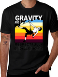 Gravity Disagree Climber T-Shirt - Black