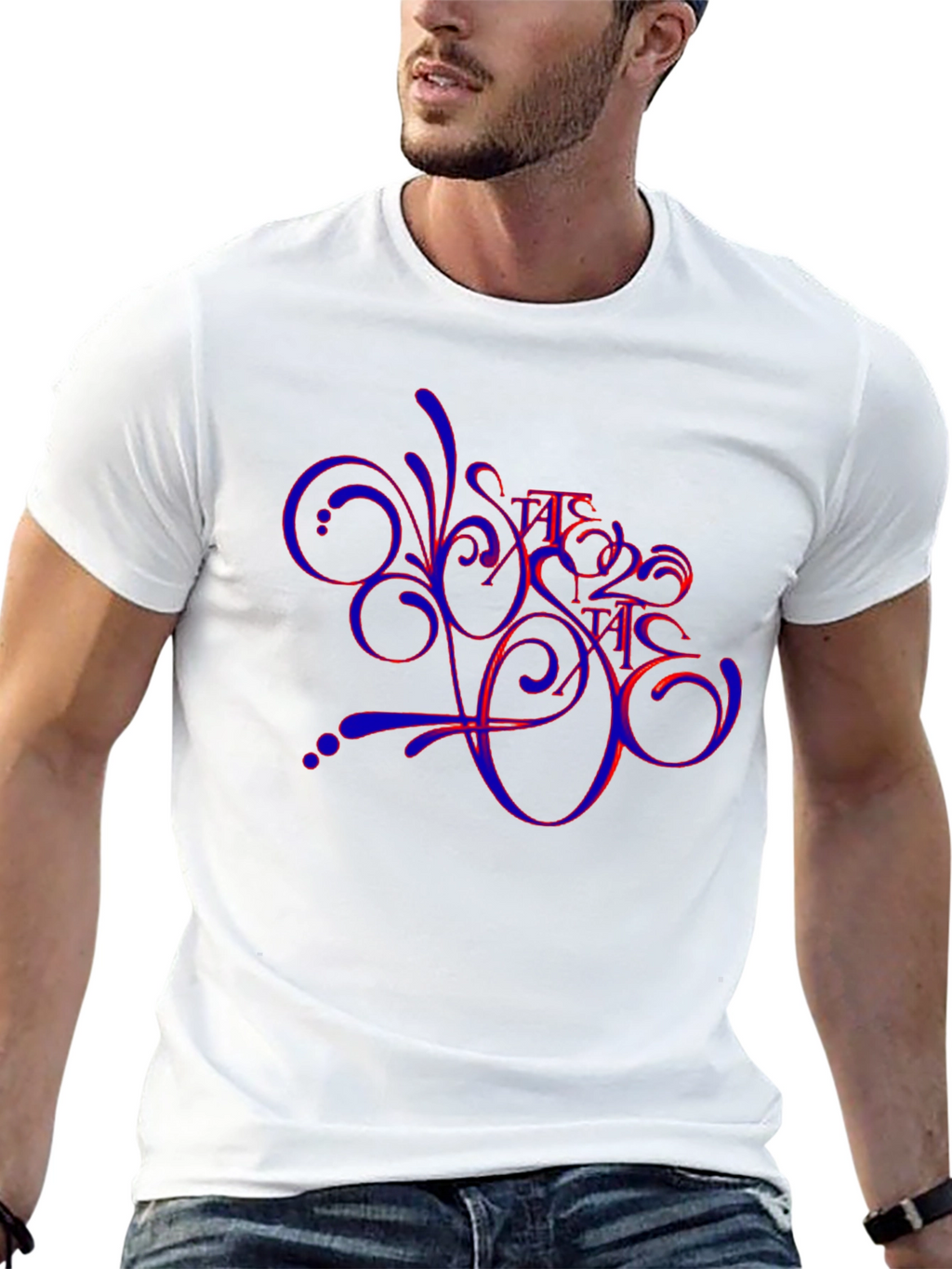 Modern Graphic Print T-Shirt