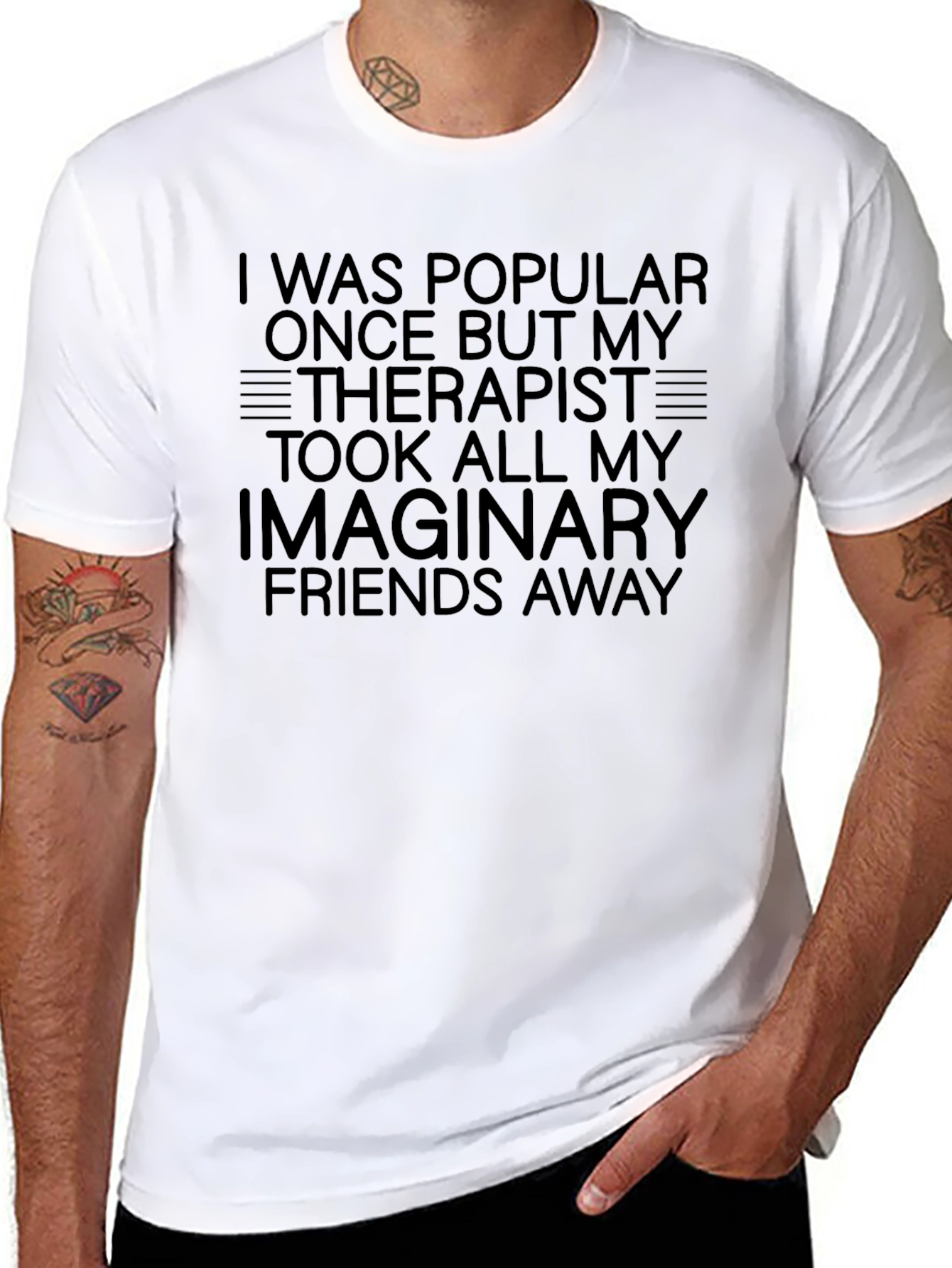 Funny Therapist Imaginary Friends Graphic Tee