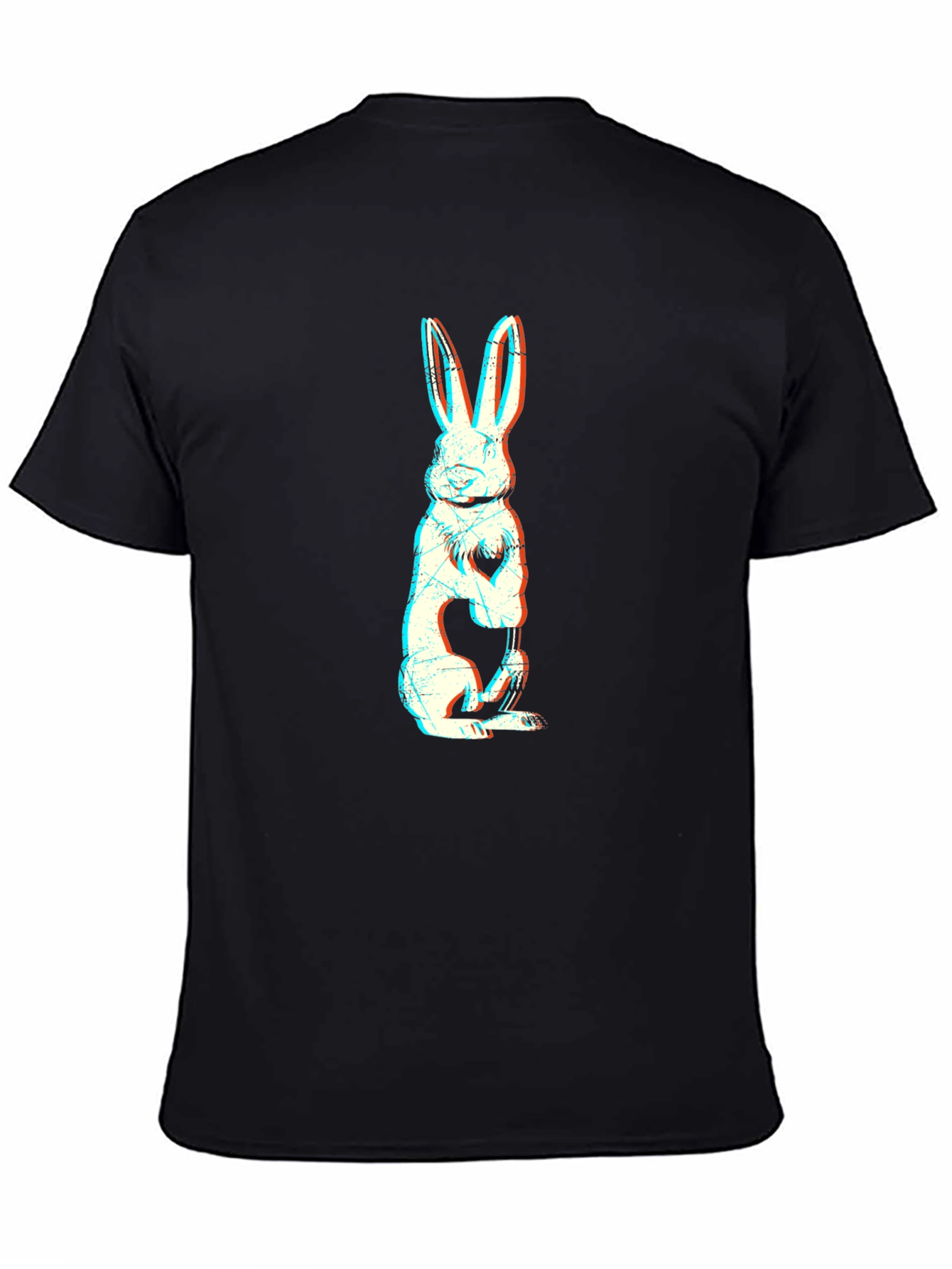 Black Rabbit Graphic Tee - Stylish Comfort