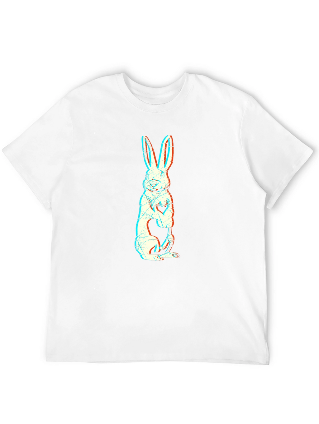 Black Rabbit Graphic Tee - Stylish Comfort