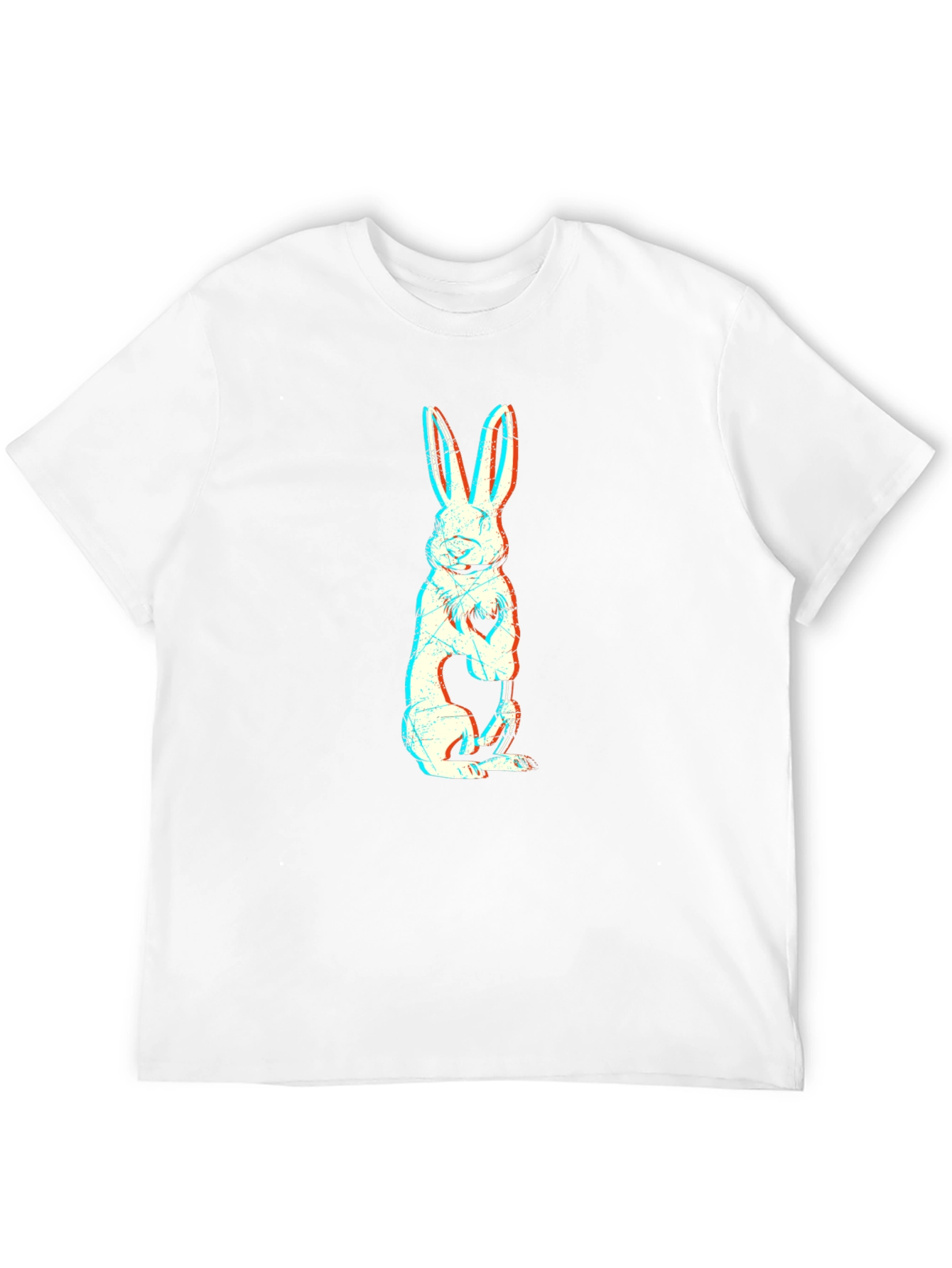 Black Rabbit Graphic Tee - Stylish Comfort
