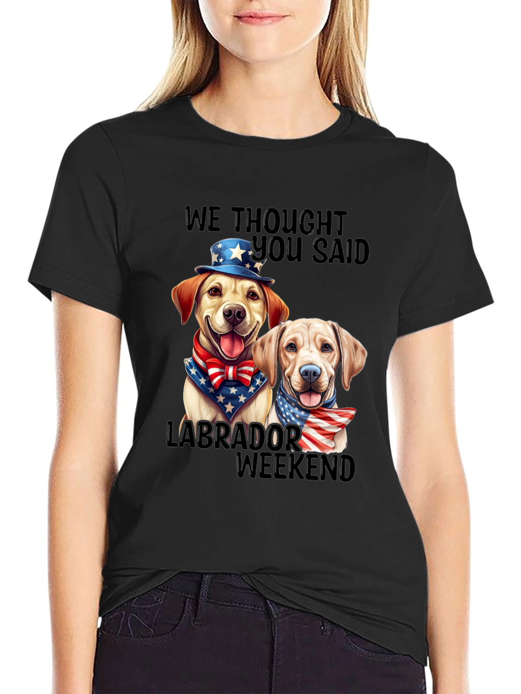 Labrador Weekend Patriotic T-Shirt