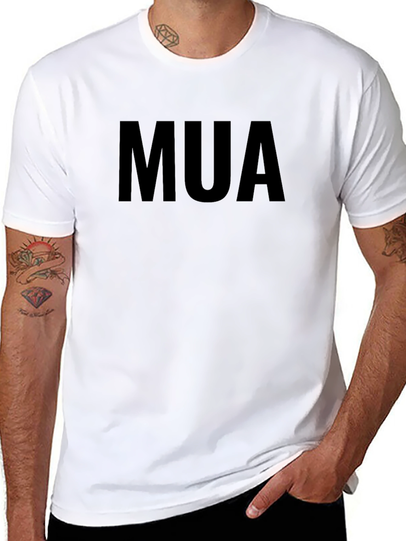 MUA Graphic T-Shirt - Casual Crew Neck Tee