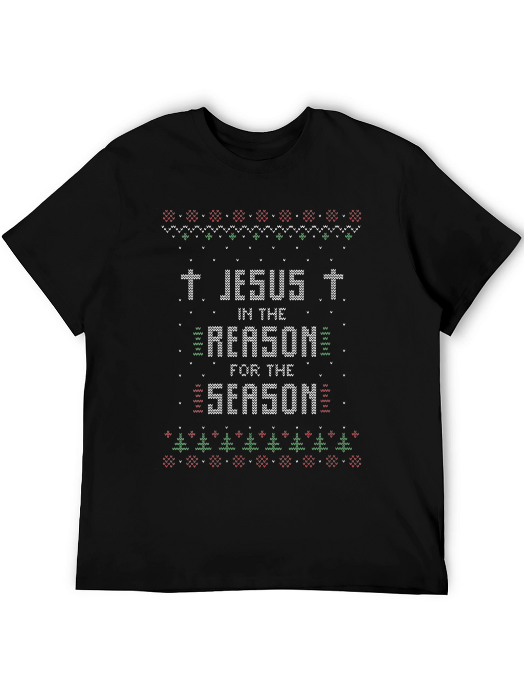 Jesus Reason for the Season Ugly Christmas T-Shirt