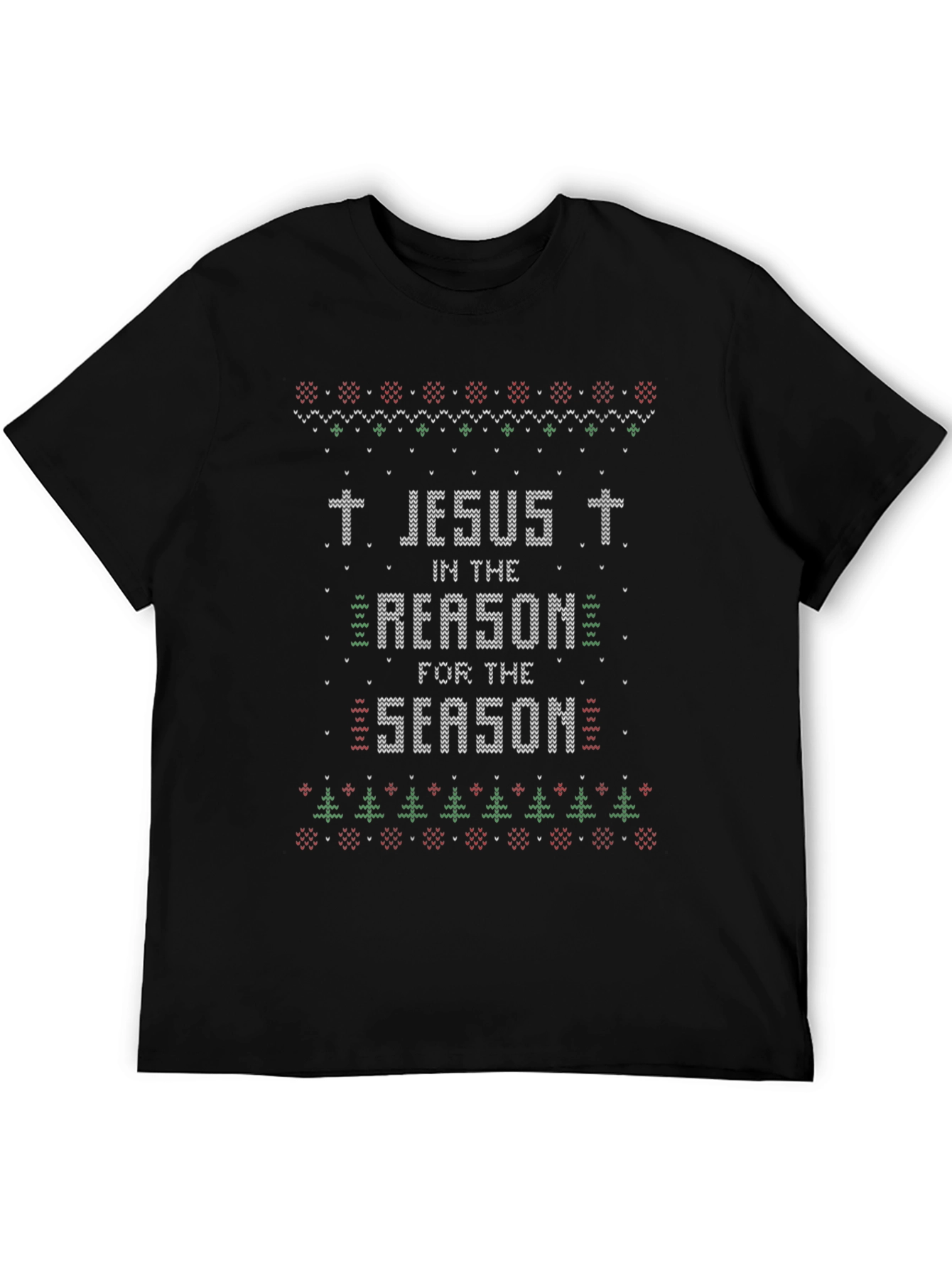 Jesus Reason for the Season Ugly Christmas T-Shirt