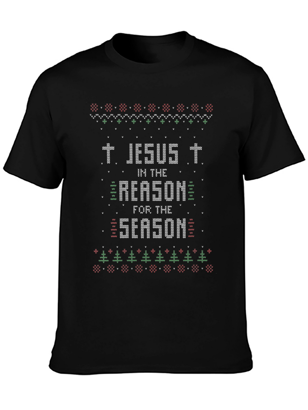 Jesus Reason for the Season Ugly Christmas T-Shirt