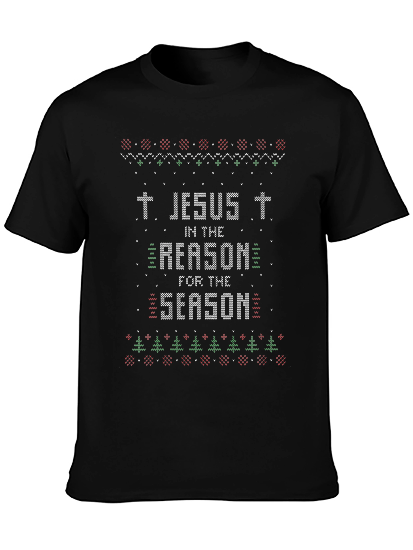 Jesus Reason for the Season Ugly Christmas T-Shirt