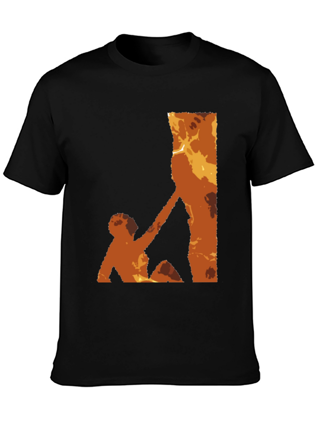 Graphic Tee - Man Climbing Silhouette