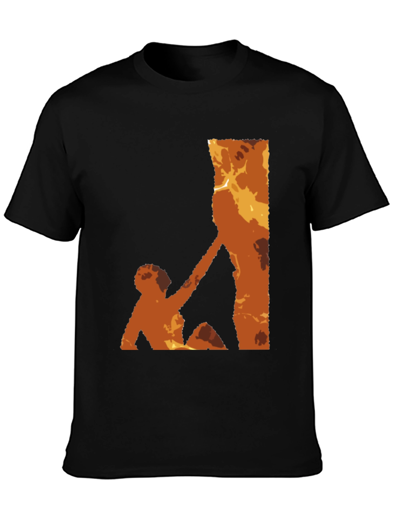 Graphic Tee - Man Climbing Silhouette