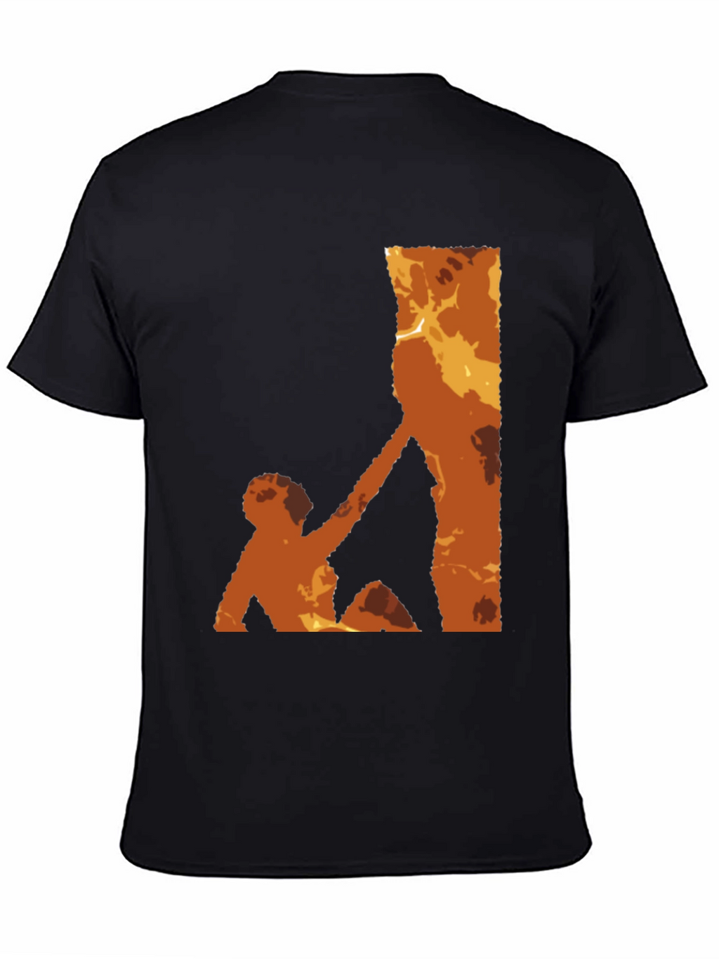 Graphic Tee - Man Climbing Silhouette