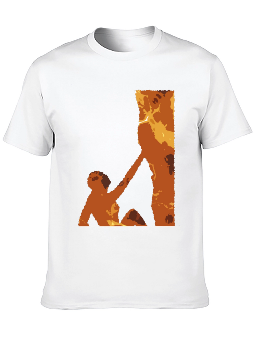 Graphic Tee - Man Climbing Silhouette