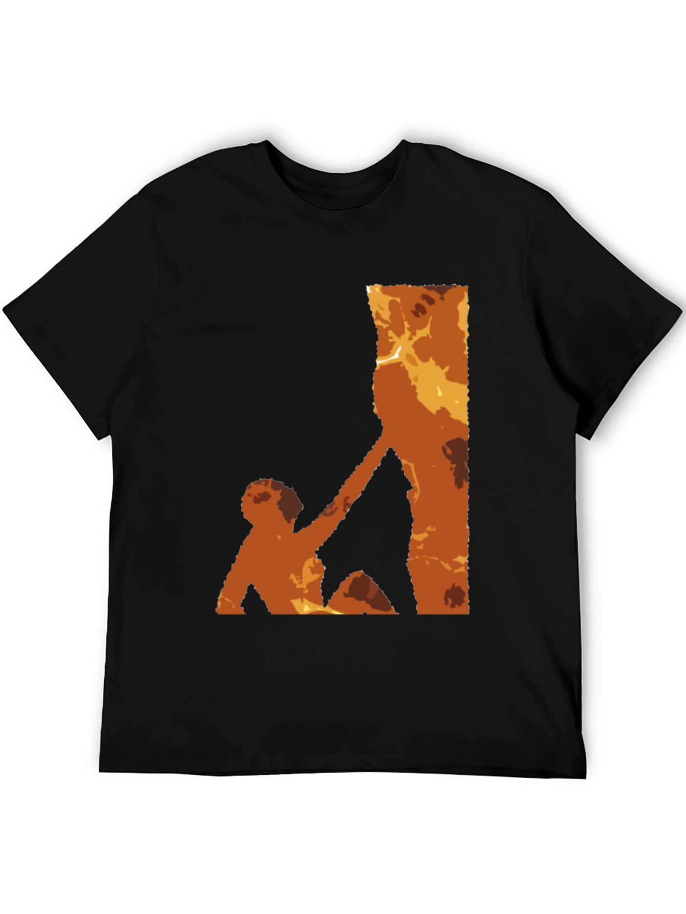 Graphic Tee - Man Climbing Silhouette