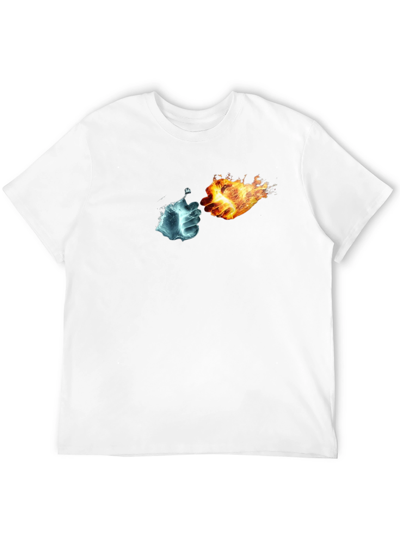Fire & Ice Fist Black T-Shirt