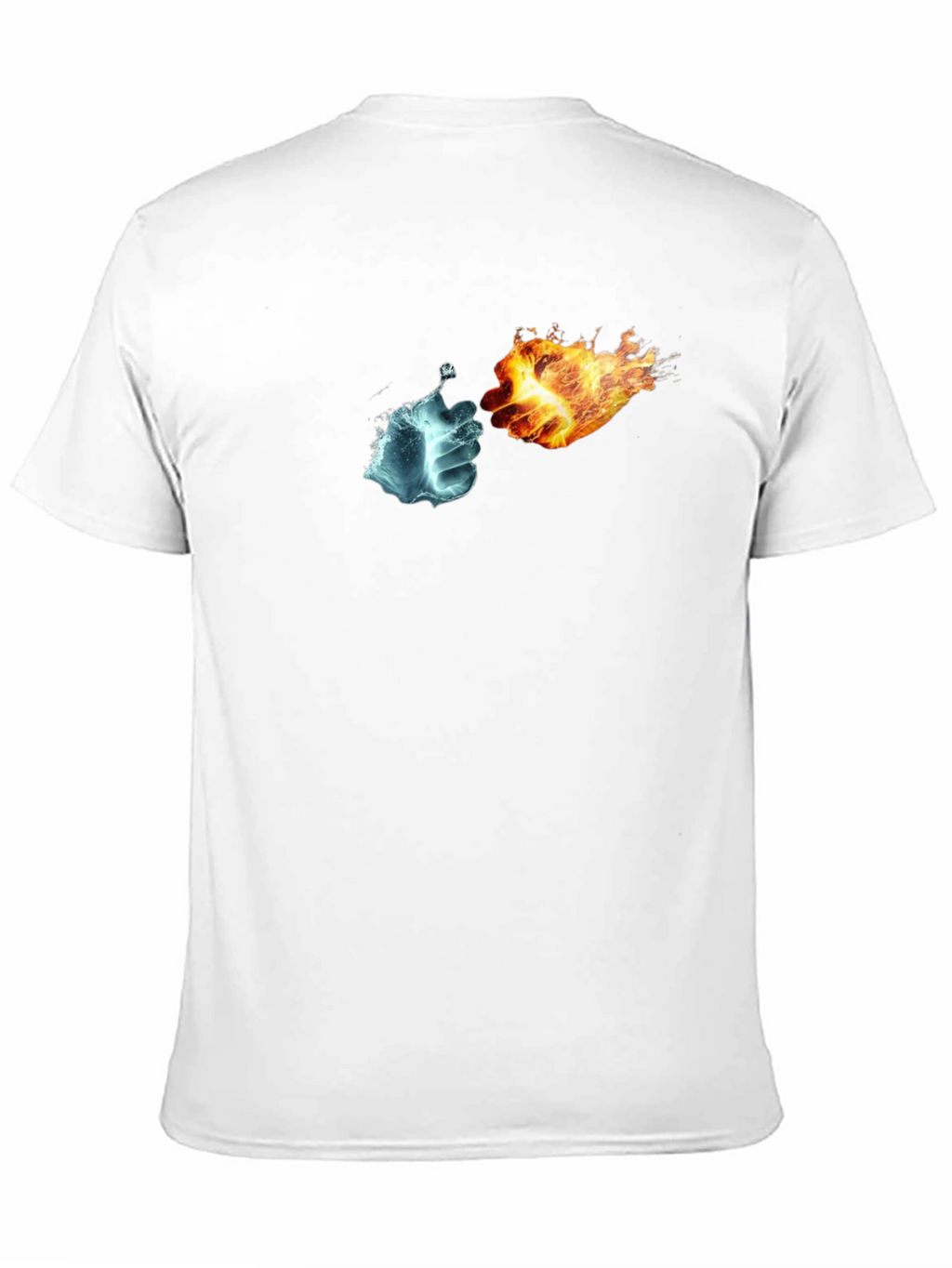 Fire & Ice Fist Black T-Shirt