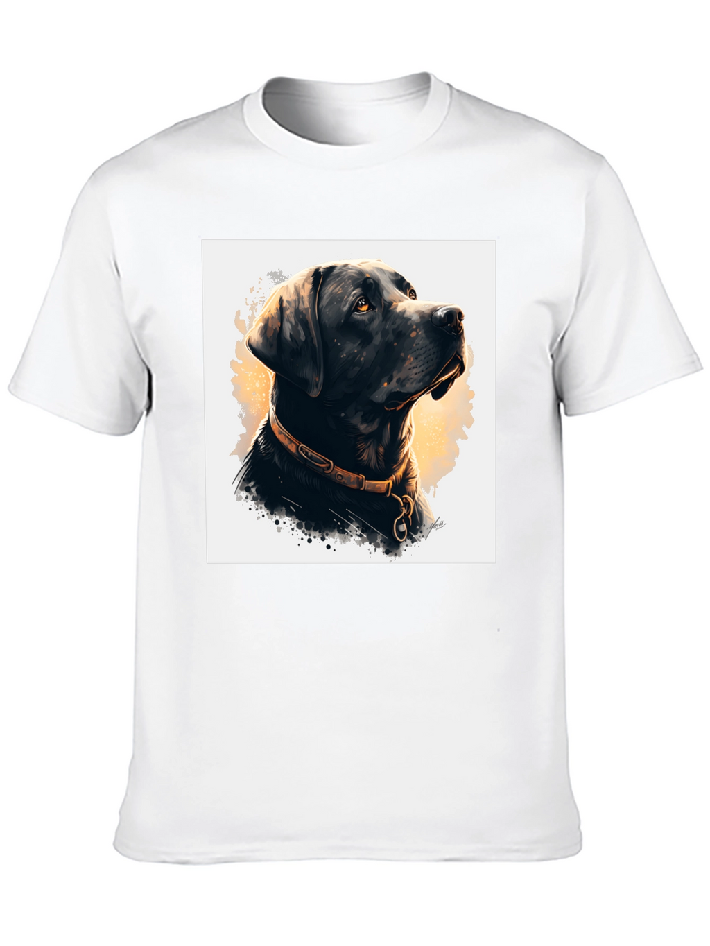 Black Dog Portrait Graphic Tee