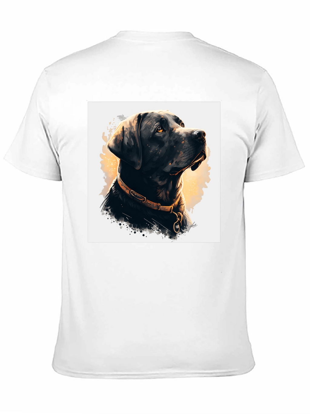 Black Dog Portrait Graphic Tee