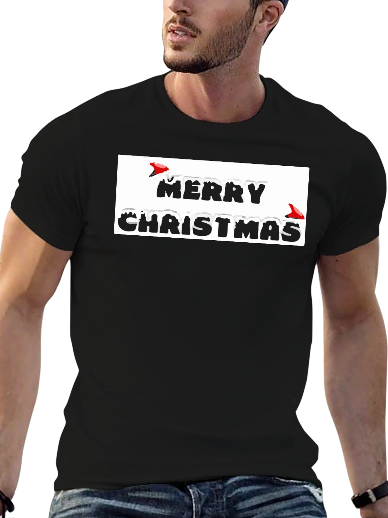 Merry Christmas Graphic T-Shirt - Holiday Season Apparel
