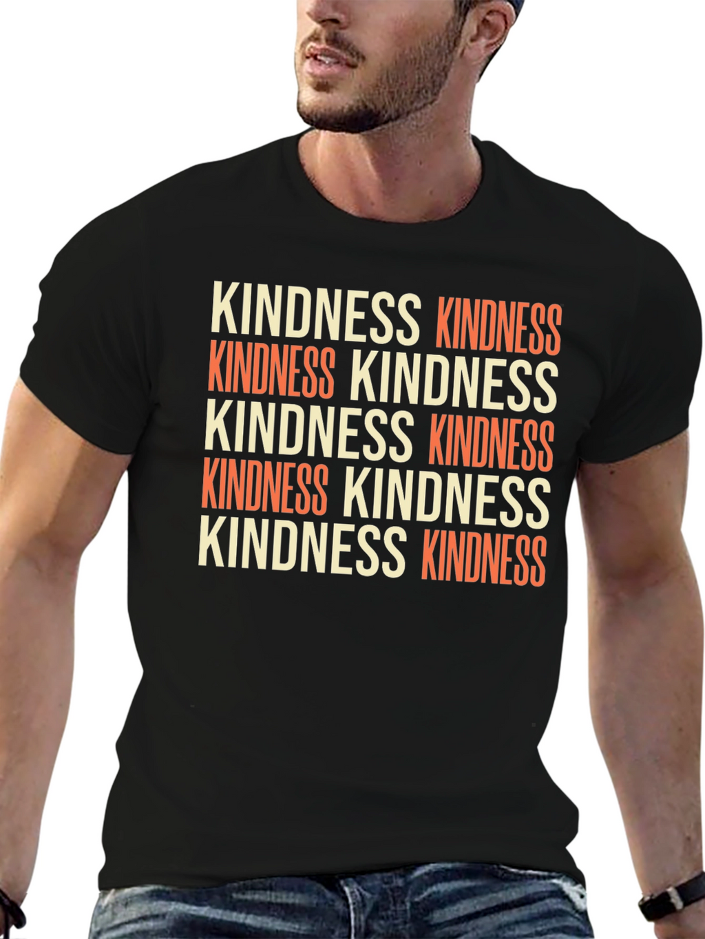 Kindness Graphic Tee - Retro Style