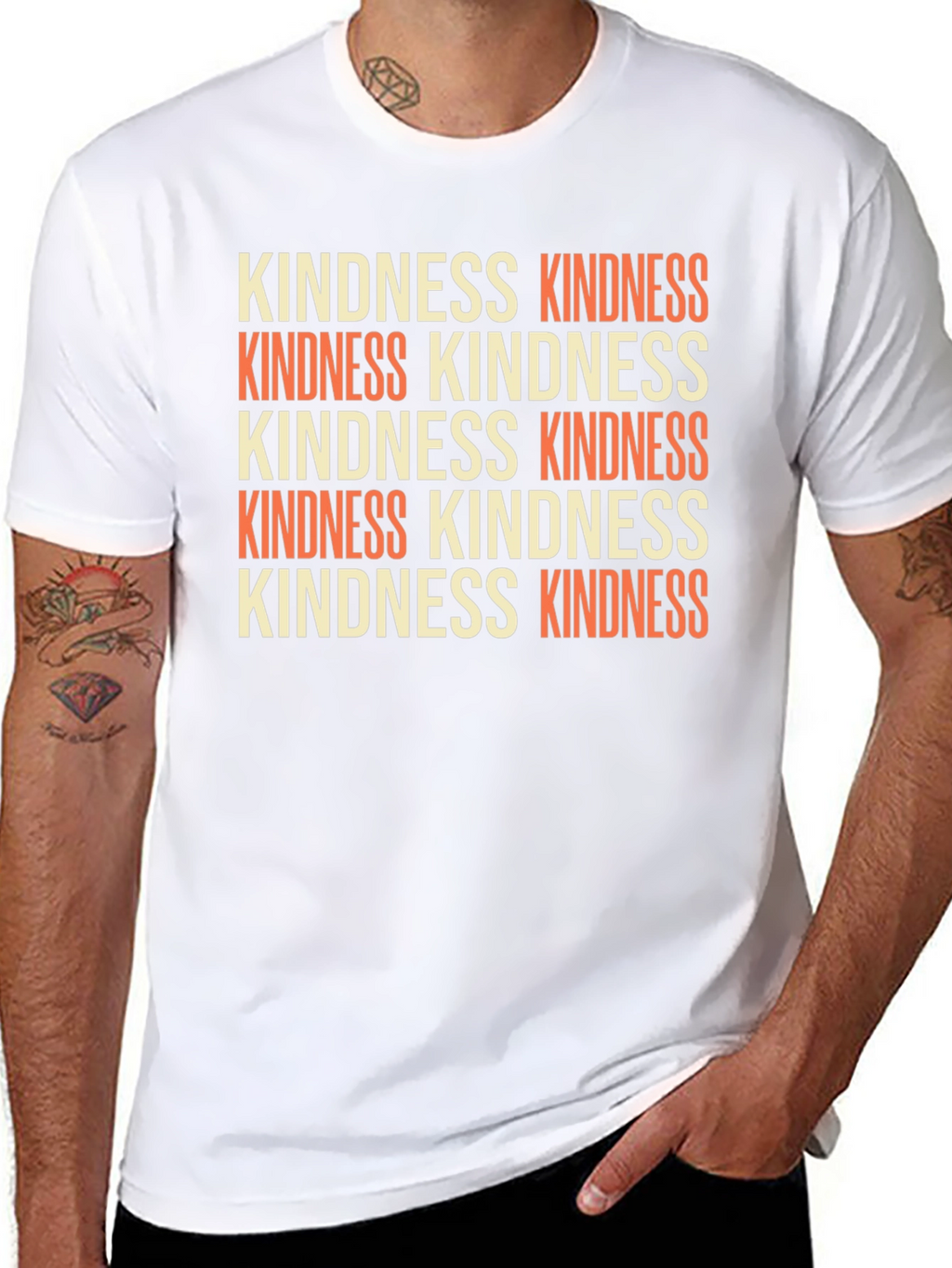 Kindness Graphic Tee - Retro Style