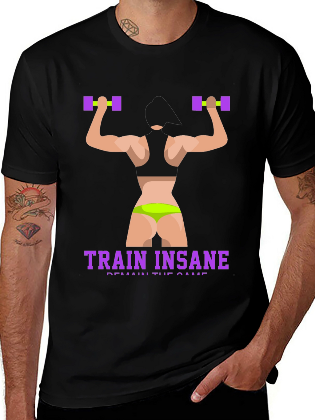 Train Insane Fitness T-Shirt