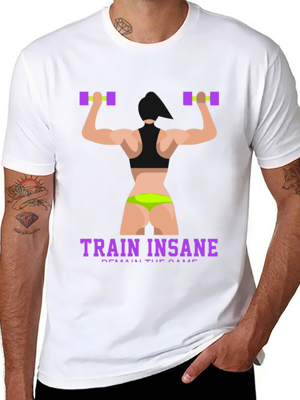 Train Insane Fitness T-Shirt
