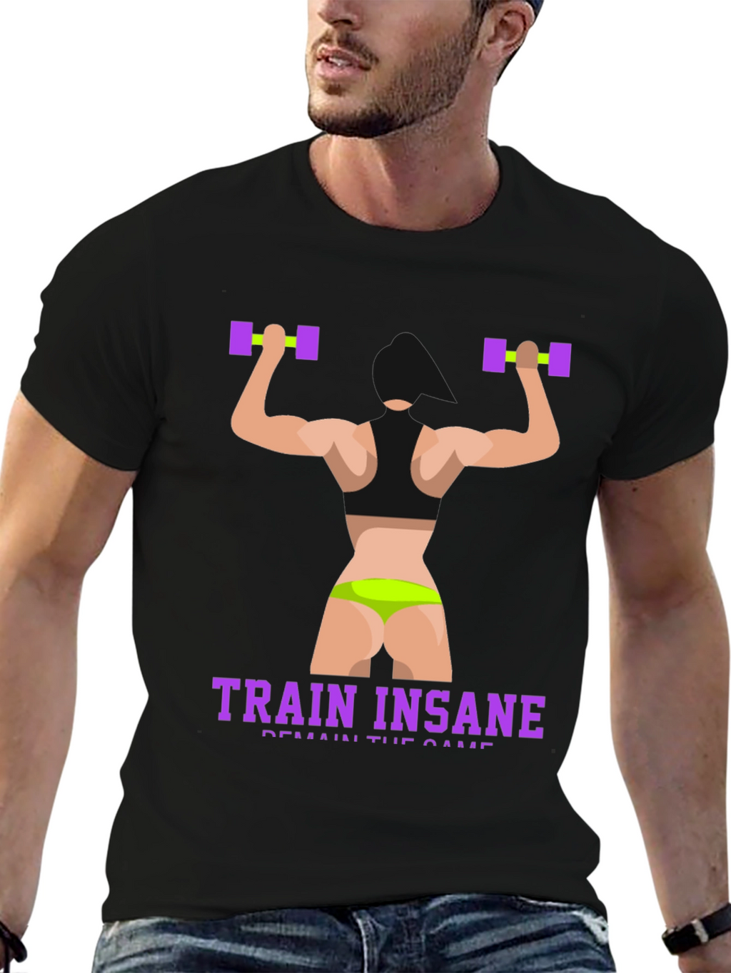 Train Insane Fitness T-Shirt