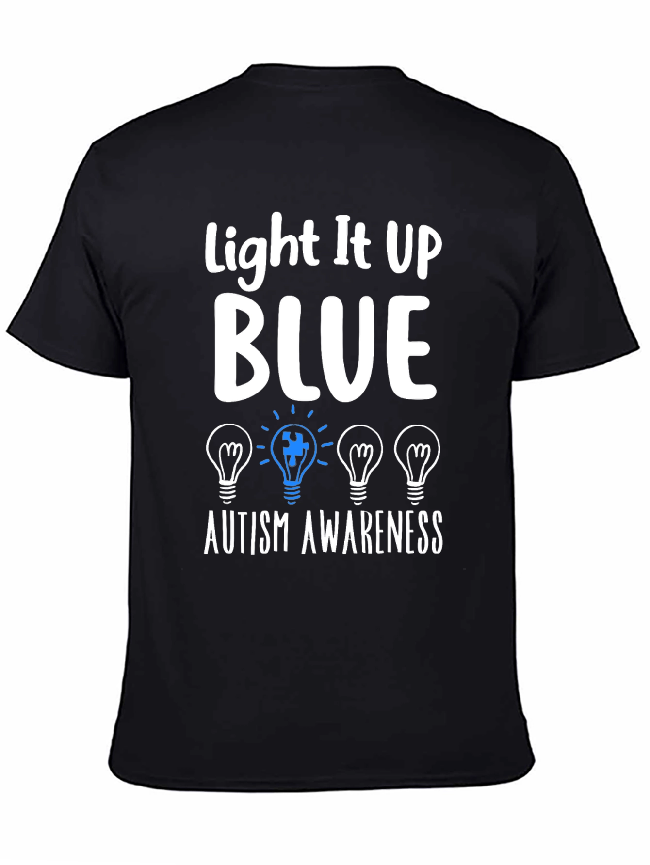 Autism Awareness T-Shirt - Light It Up Blue