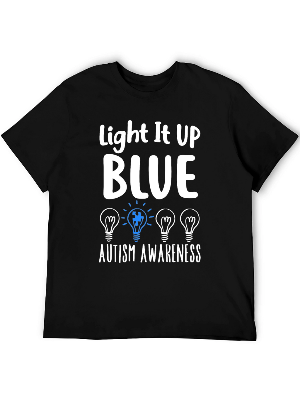 Autism Awareness T-Shirt - Light It Up Blue
