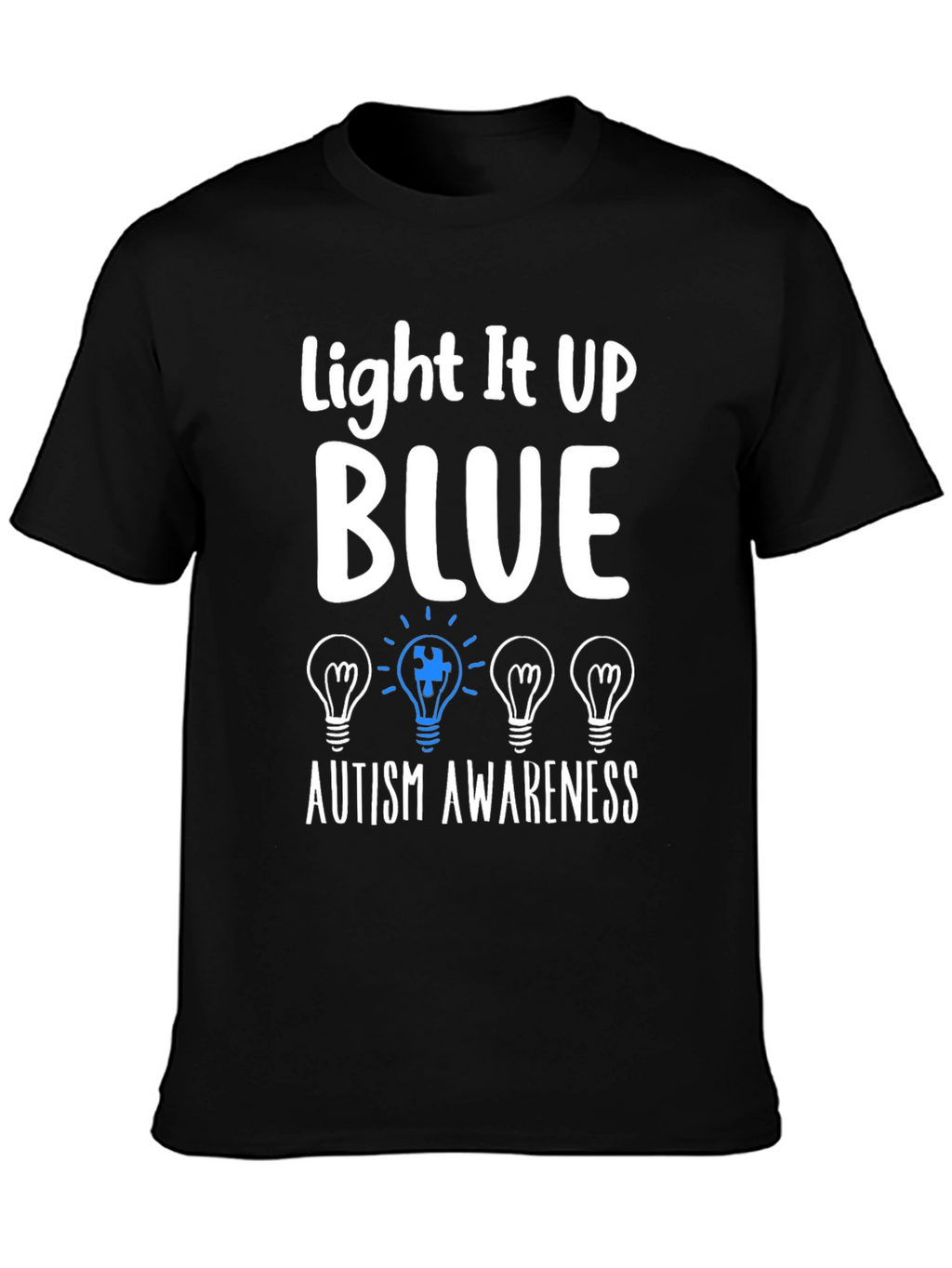 Autism Awareness T-Shirt - Light It Up Blue