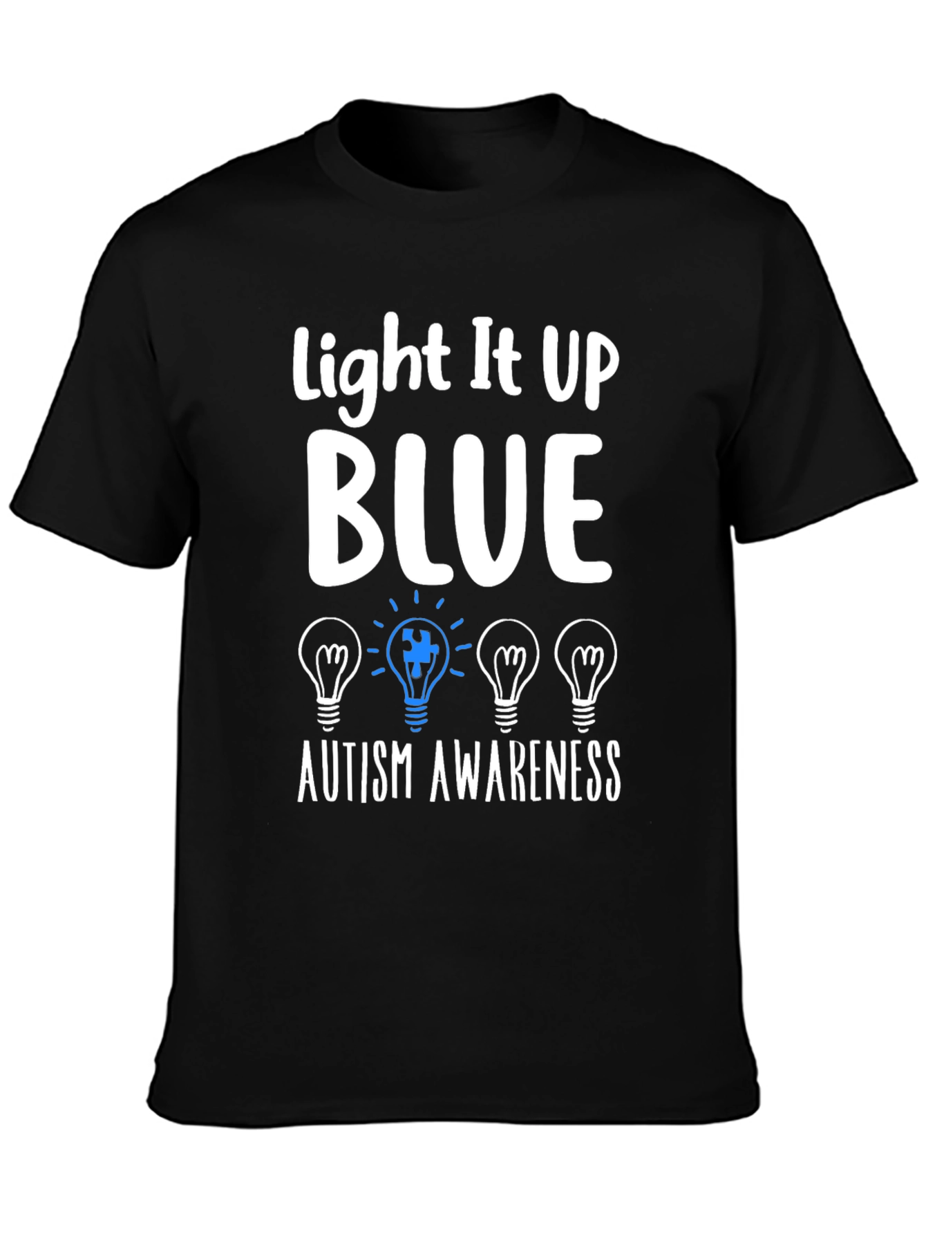 Autism Awareness T-Shirt - Light It Up Blue