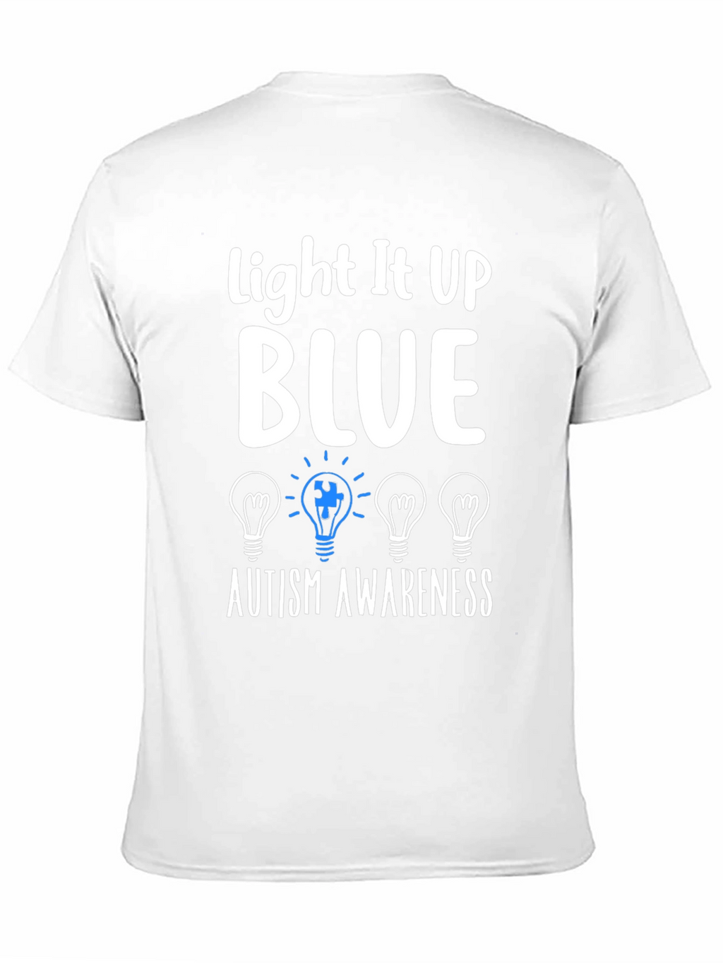 Autism Awareness T-Shirt - Light It Up Blue