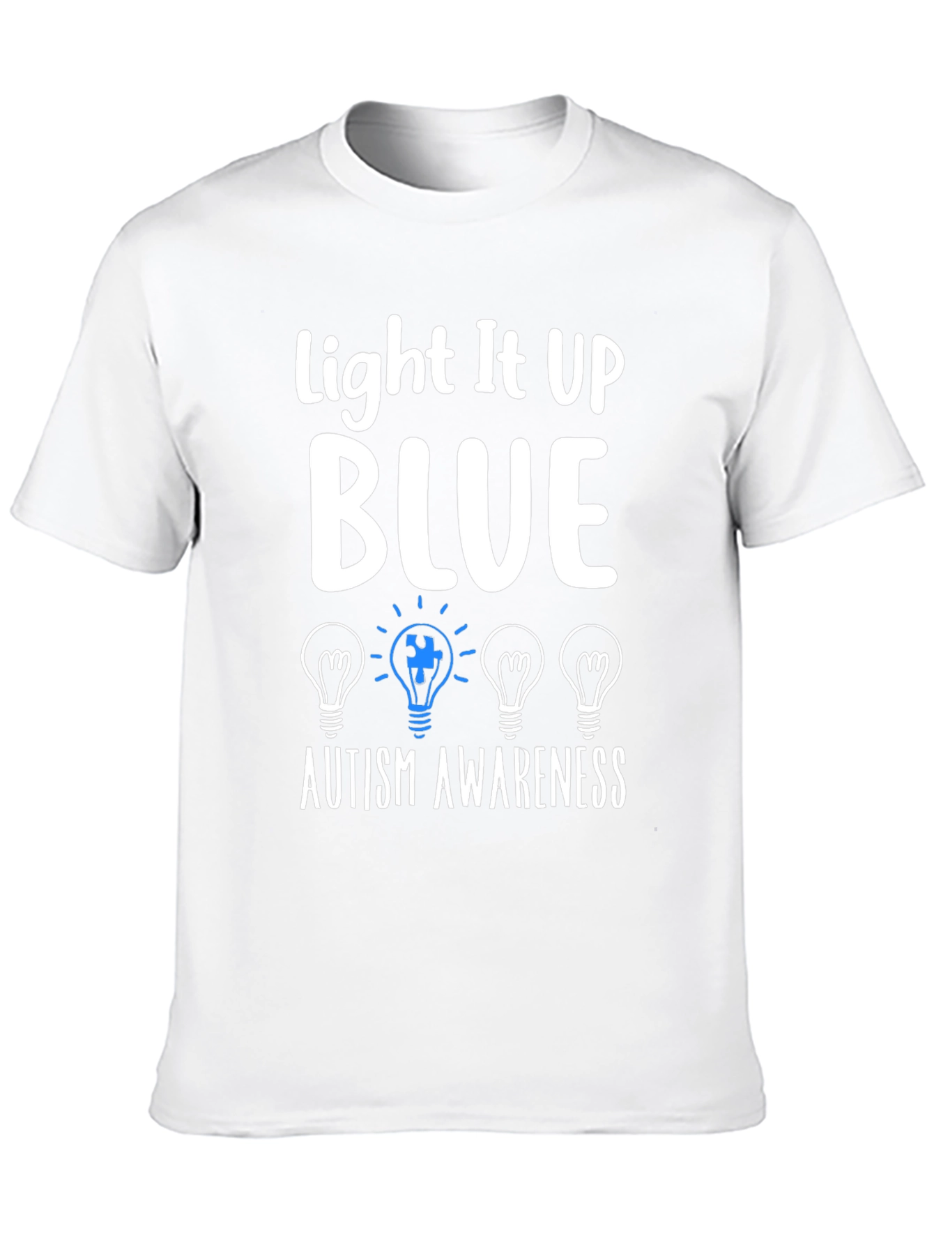 Autism Awareness T-Shirt - Light It Up Blue