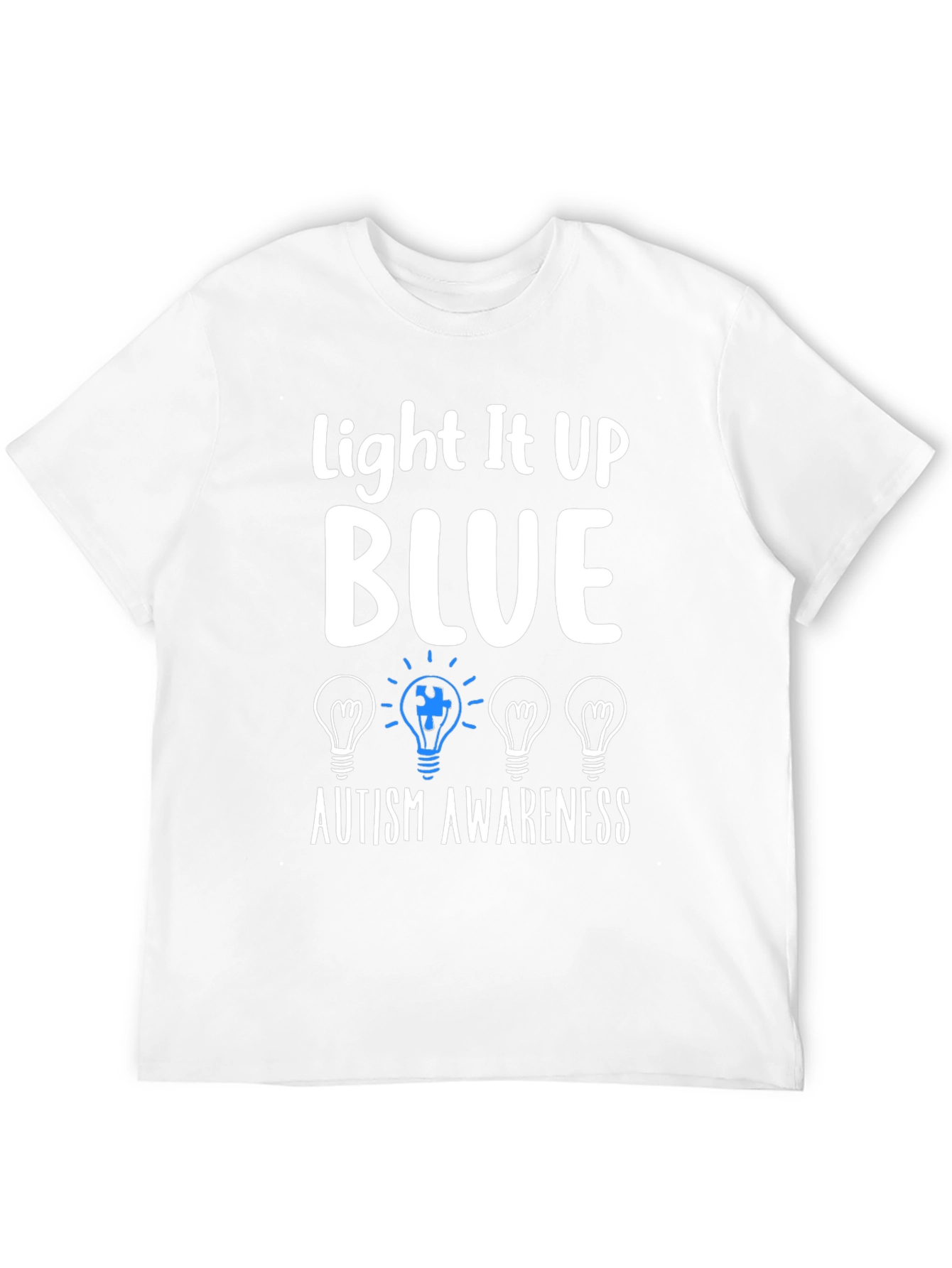 Autism Awareness T-Shirt - Light It Up Blue